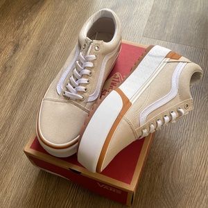 VANS - Old Skool Platform - French Oak